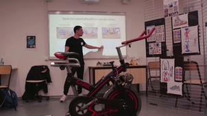 Vidéo de présentation du projet de vélo générateur d'électricité